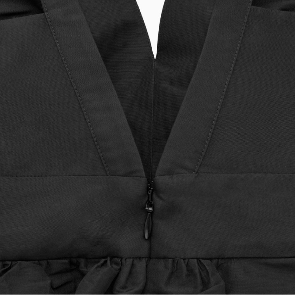 COS Black V-neck Cocktail Dress - Picture 2 of 5